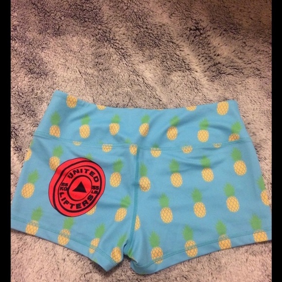 United Lifters Limited Ed Pineapple shorts - Picture 2 of 5
